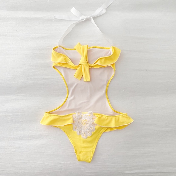 Undrest Cut Out Halter One Piece Swimsuit - Picture 3 of 6